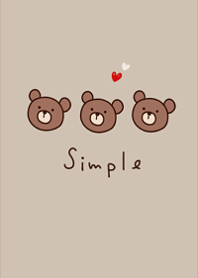 Simple cute bear.8.