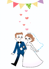 Happy Wedding Couple Theme