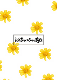 Watercolor style Theme 9