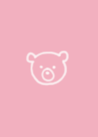 BEAR - WHITE PINK