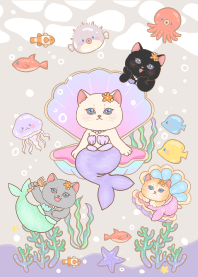 Cat mermaid Gang 8
