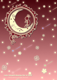 幸運のココペリと流れ星とクローバー 2