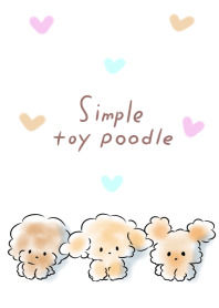 Simple toy poodle Theme.