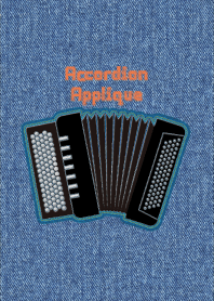 Accordion Applique Black 38