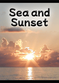 Sea and Sunset Theme (Black)