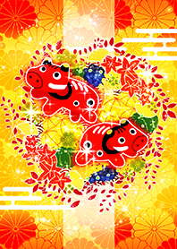 BlessedAkabeko wishing for good luck