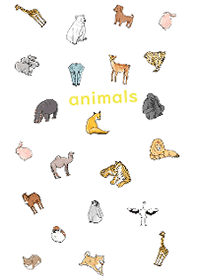 many animals theme japanver