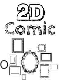 2d comic art