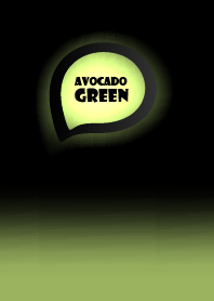 Love Avocado Green & Black Theme (JP)