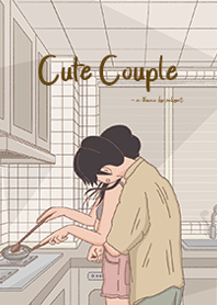 Cute Couple:  Cooking
