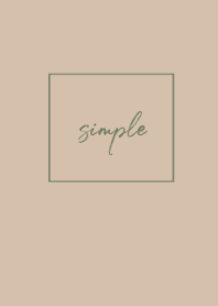 simple cursive -vintage green-