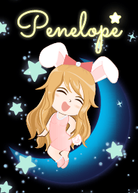 Penelope - Bunny girl on Blue Moon