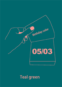 生日顏色 5月3日 簡單