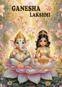 Ganesha Lakshmi wealth, prosperity