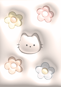 orange plump cat and flower 13_2