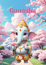 Ganesha in Chinese Theme