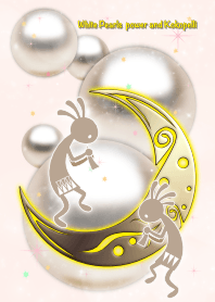 White pearls power and Kokopelli