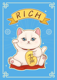 The maneki-neko (fortune cat)  rich 83