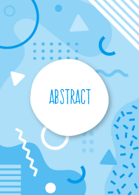 Abstract Fun Geo Sail Blue 2