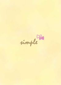 Ribbon watercolor'Yellow'