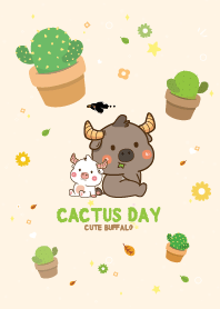 Buffalo Cactus Day Kawaii
