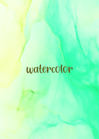 Pastel watercolor-GREEN 39