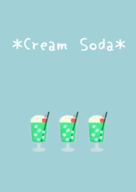 Cream soda blue