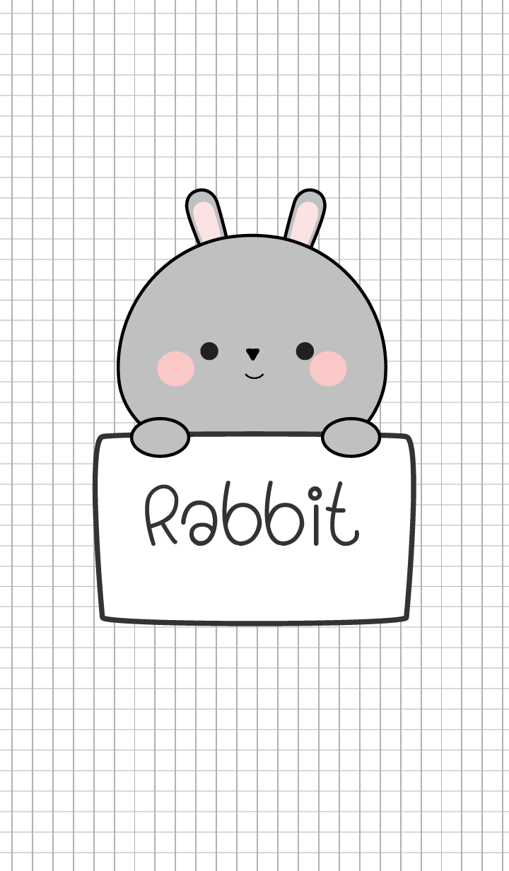 Love Gray Rabbit Theme Ver.2
