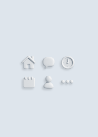 Simple Mat Icons / blue gray.