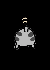 猫のプリケツ 黒