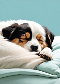 แมวและหมาที่กำลังนอนหลับ 2EbFCd