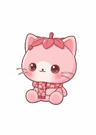 浪漫粉色甜甜草莓kitty