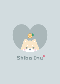 Shiba Inu2 Orange - GreenBlue
