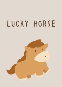 LUCKY HORSE THEME-BEIGEj