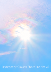 Iridescent Clouds Photo #2-27Not AI
