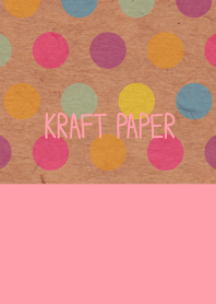 Kraft paper-Colorful dot4-joc