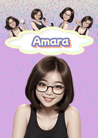 Amara attractive girl purple03