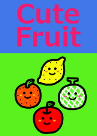 Cute fruit in a basket