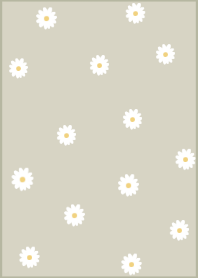 flowers bloom (olive beige)