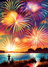 Beautiful Fireworks Theme#559