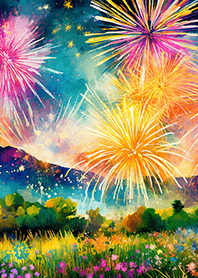 Beautiful Fireworks Theme#851