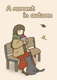 The moment in autumn