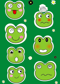 迷惑な小さなカエル