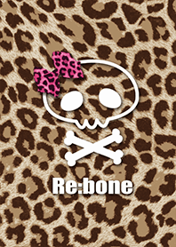 Re:bone brown leopard pattern
