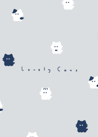小貓咪 | gray navy
