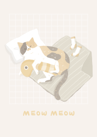 Meow meow universe (Lazy Cat On The Bed)