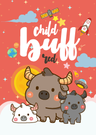 Child Buff Galaxy Red