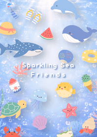 Sparkling Sea Creatures Pink