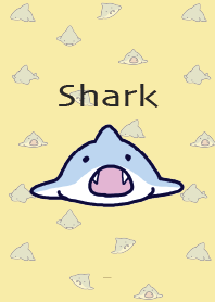 Yellow : Simple Icon  Shark