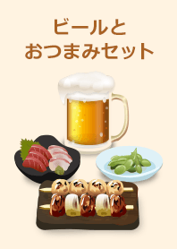 Beer and Japanese foods